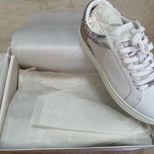 Jimmy Choo White and Multicolor Women's Sneakers
